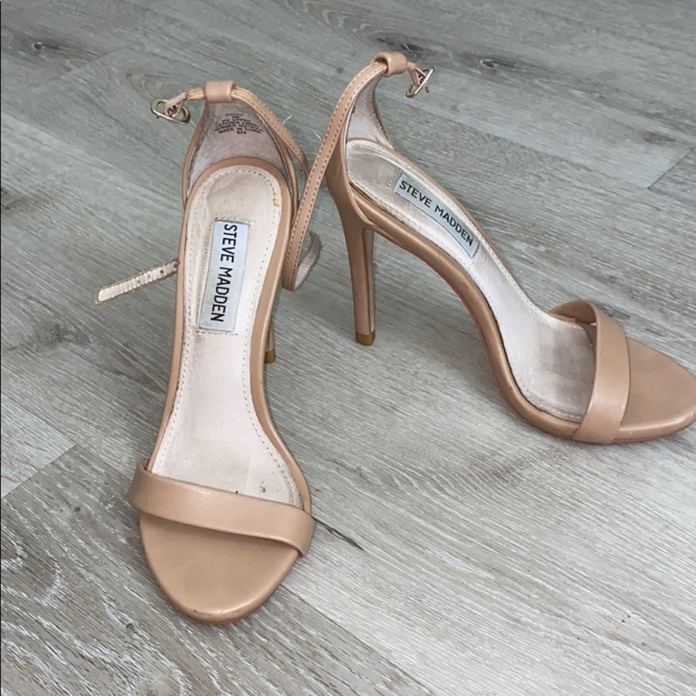 Steve Madden Stecy Heels in Nude